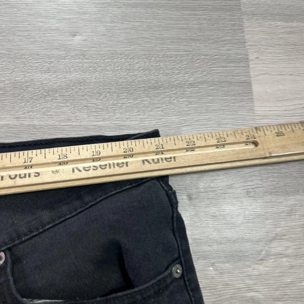 Levis 511 Jeans Mens 42x30 Black Slim Straight Stretch Denim Dark Wash Pants‎